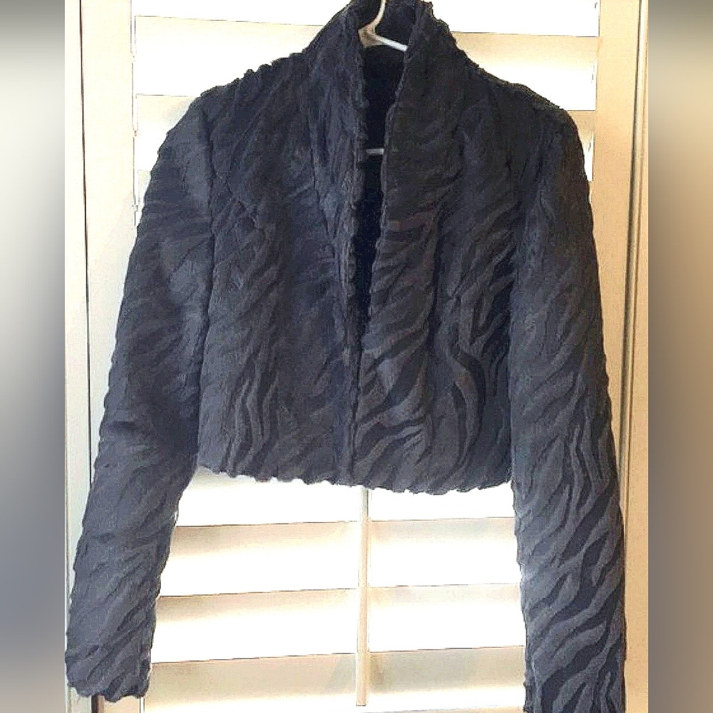 Dark grey party jacket small